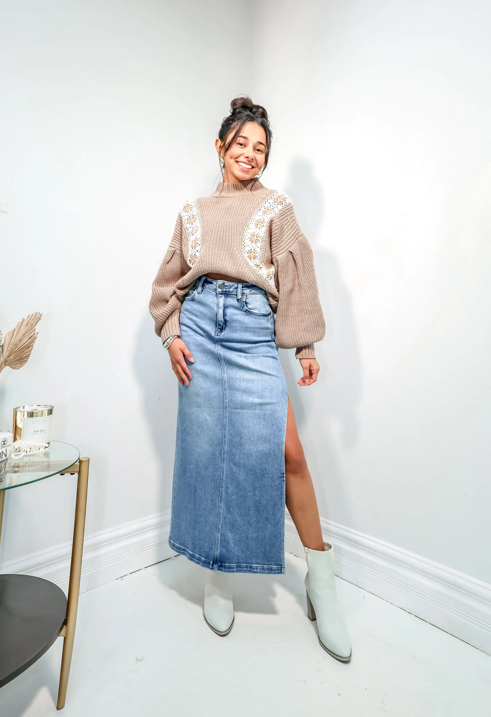 Cozy Crochet Sweater Top