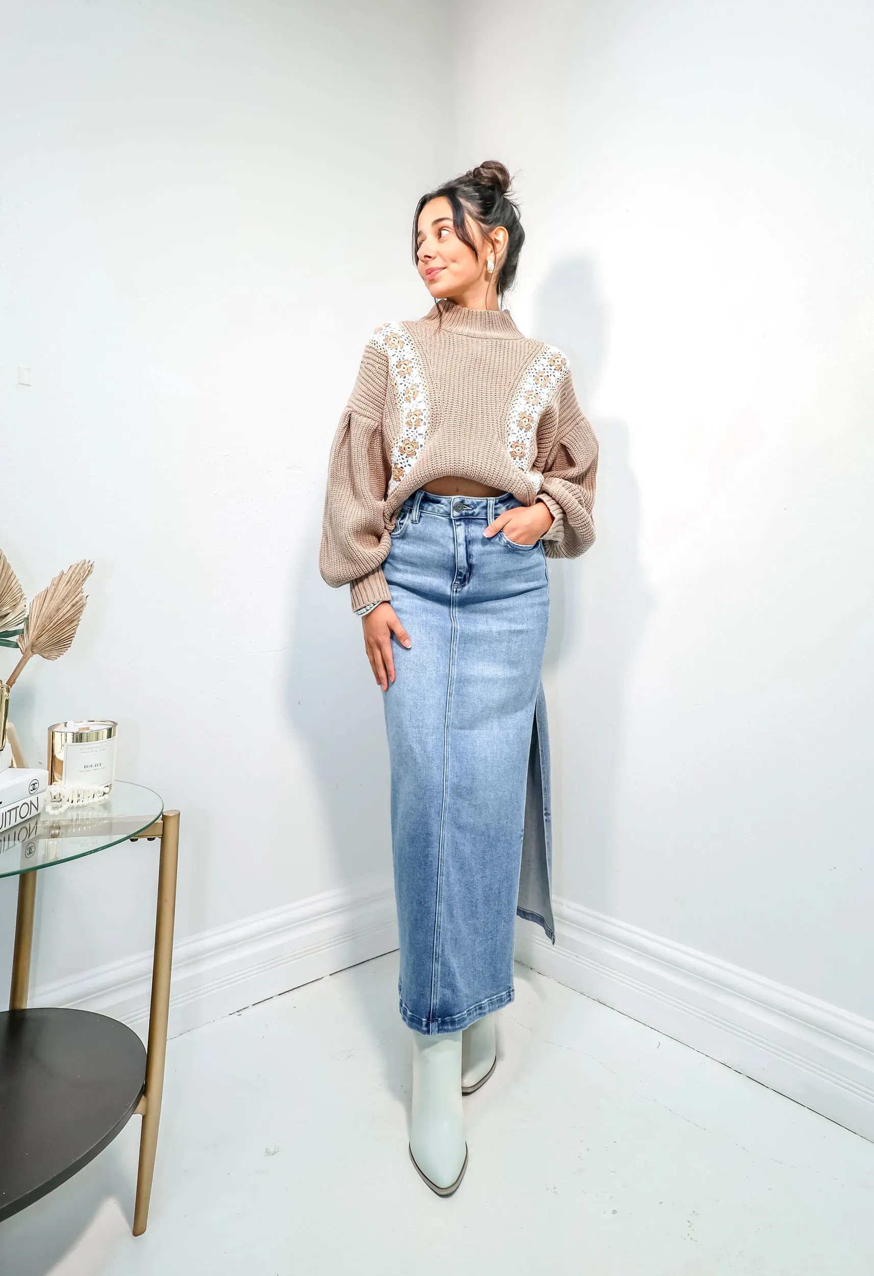 Cozy Crochet Sweater Top