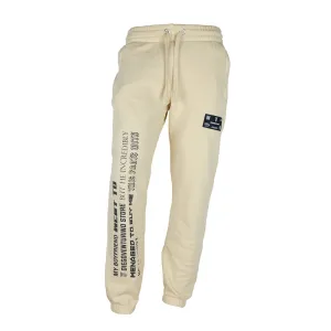 Diego Venturino Beige Cotton Men's Track Pants