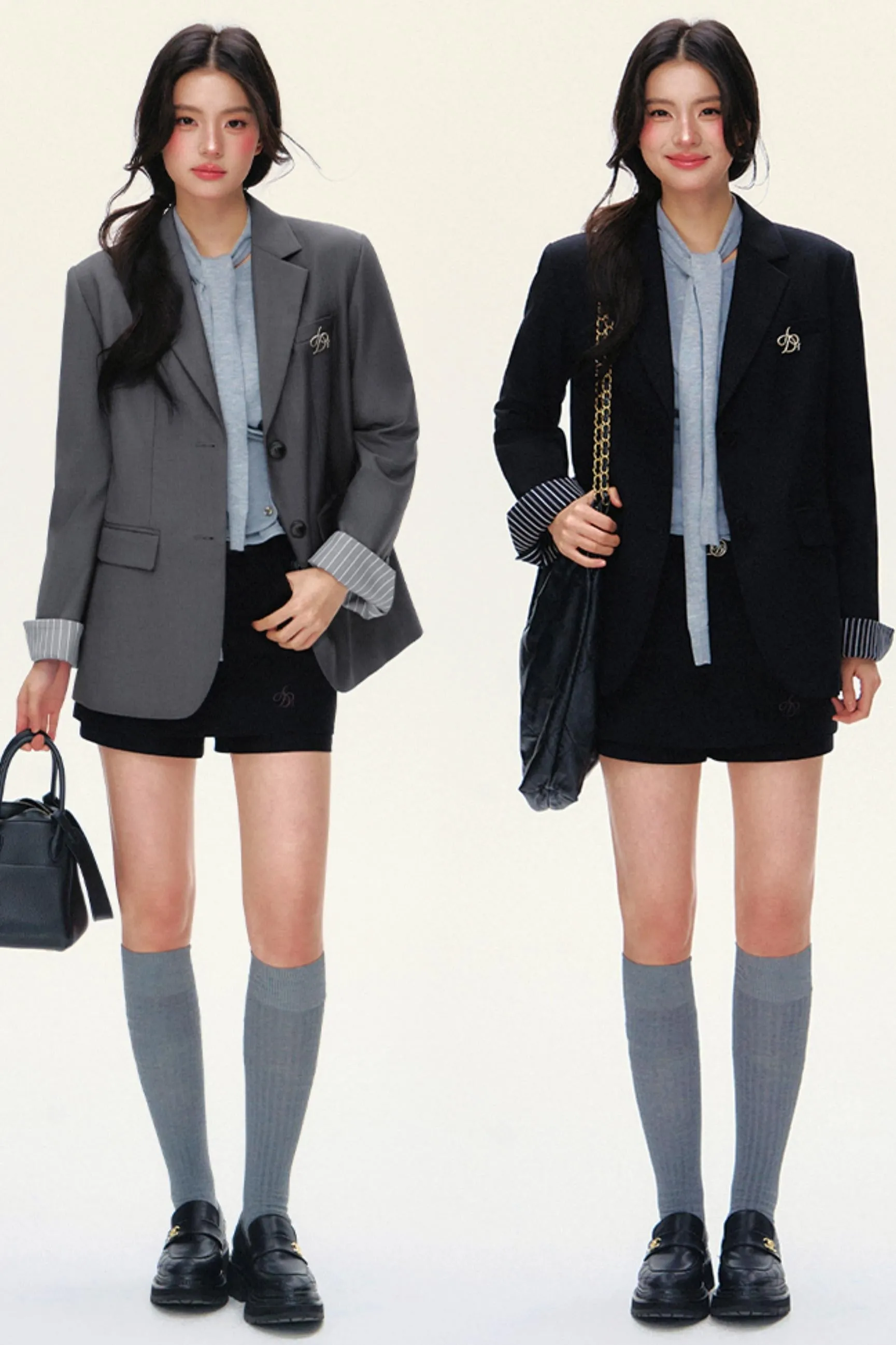 Elegant Bow-Tie Fitted Cardigan