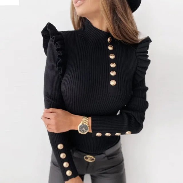 Elegant  Long Sleeve Top