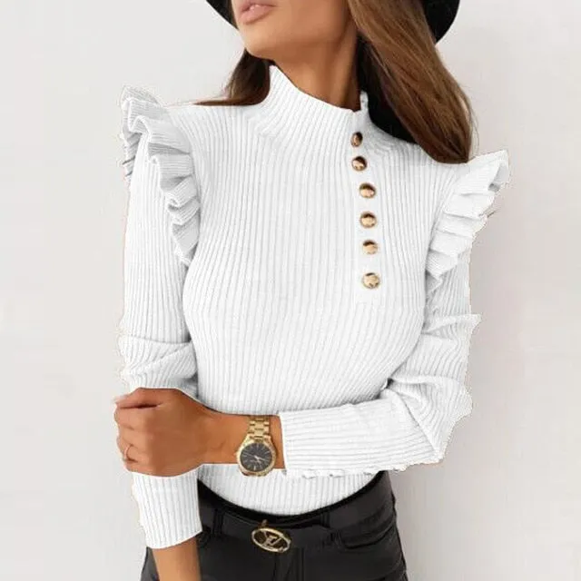 Elegant  Long Sleeve Top