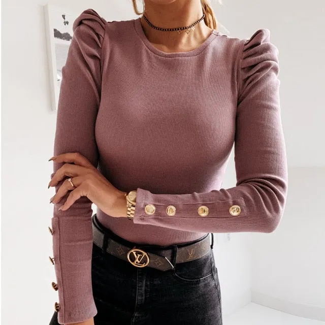 Elegant  Long Sleeve Top