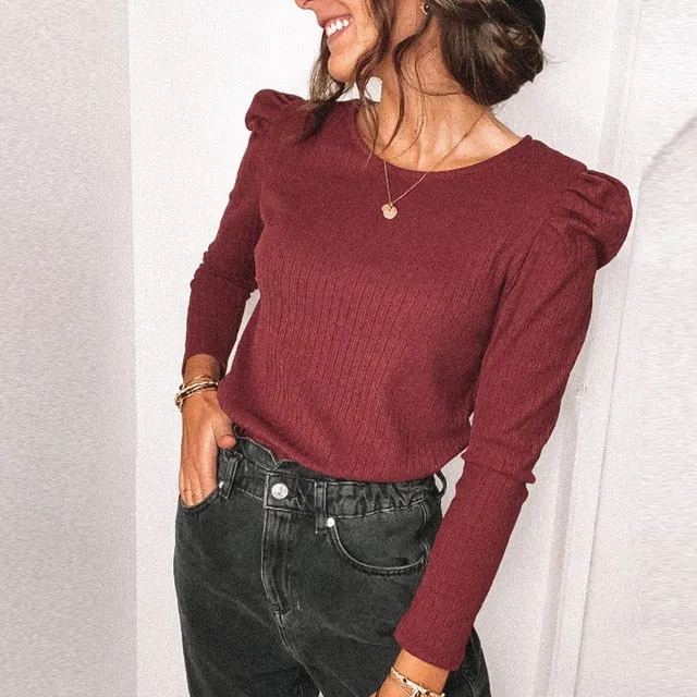 Elegant  Long Sleeve Top