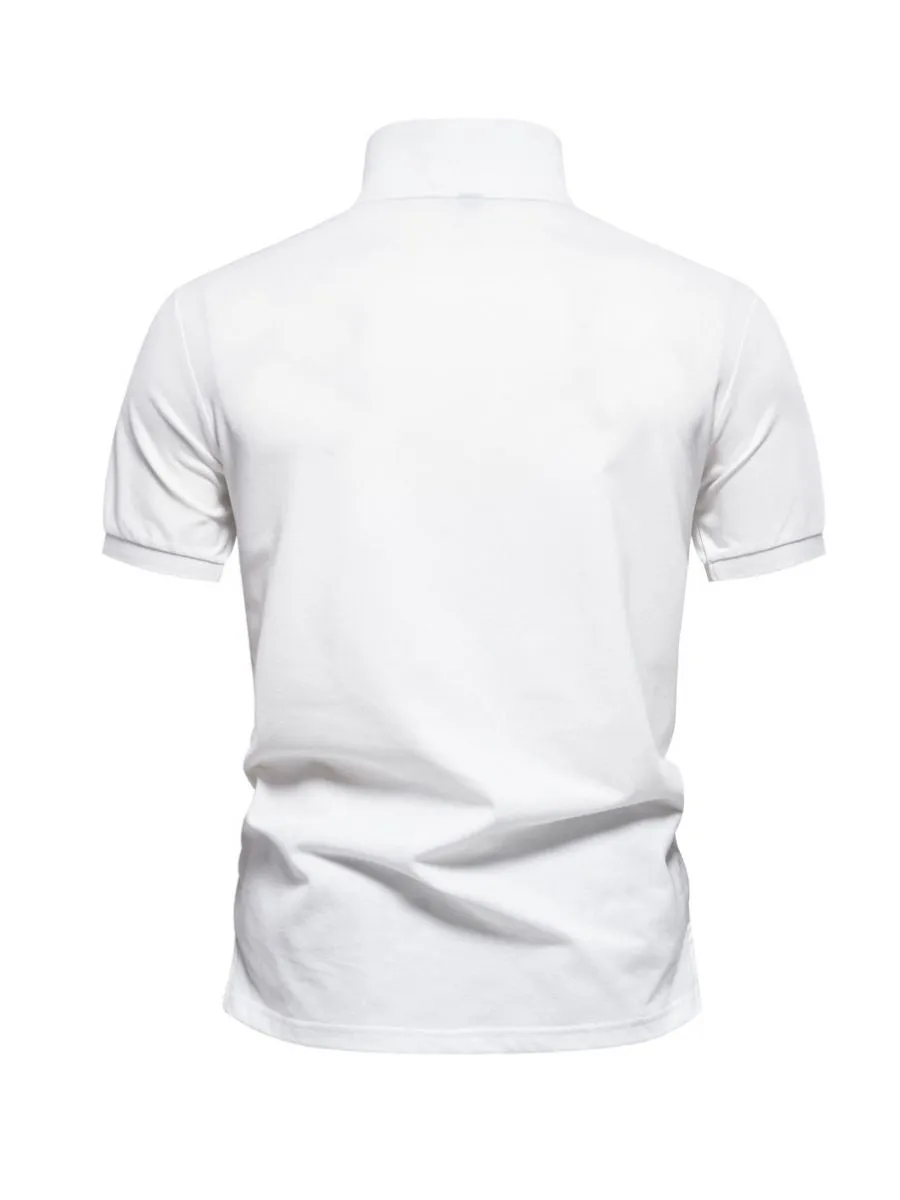 Floral Gradient Cotton Polo