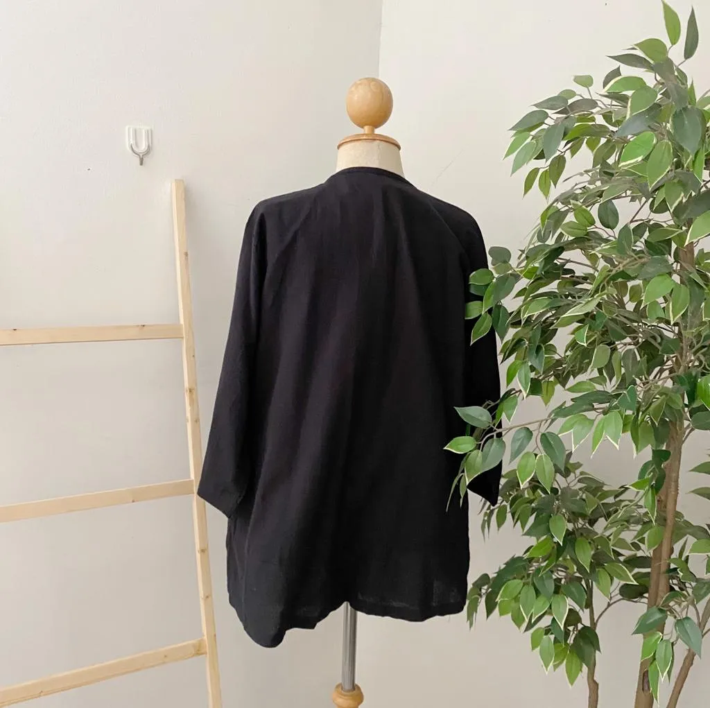 Floral Linen Cardigan