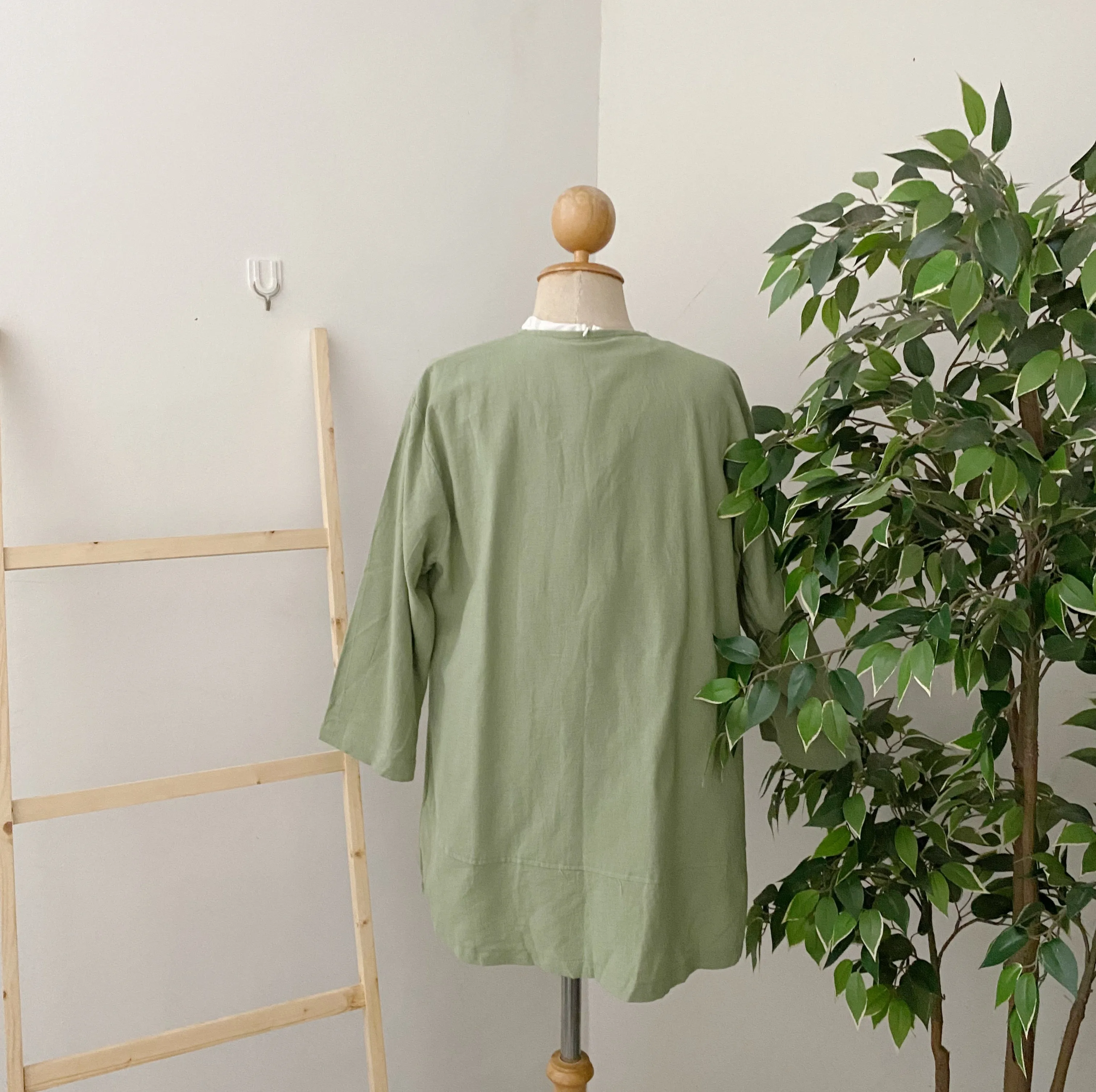 Floral Linen Cardigan