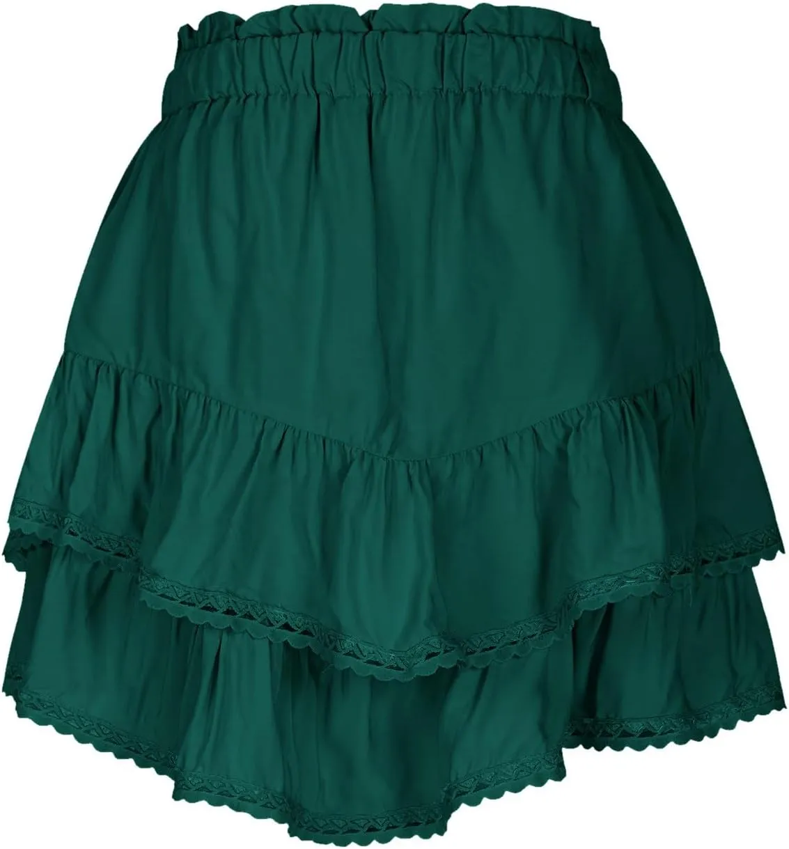 Flowy Shorts for Women Casual Boho Floral Skort Ruffle Mini Skirts Running Tennis Butterfly Shorts 2025 Trendy Outfit