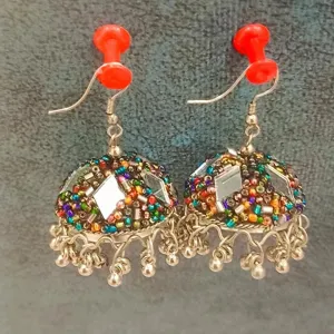 Galaxy mushroom top jhumkas