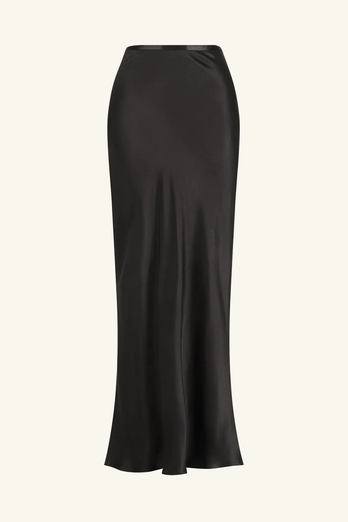 LA LUNE BIAS MAXI SKIRT - BLACK