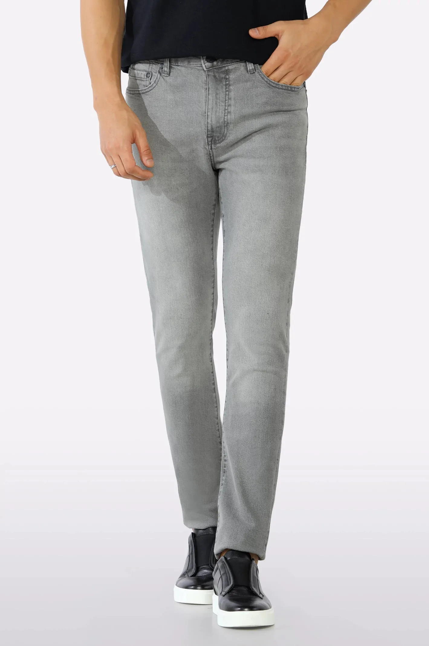 Light Grey Slim Fit Jeans