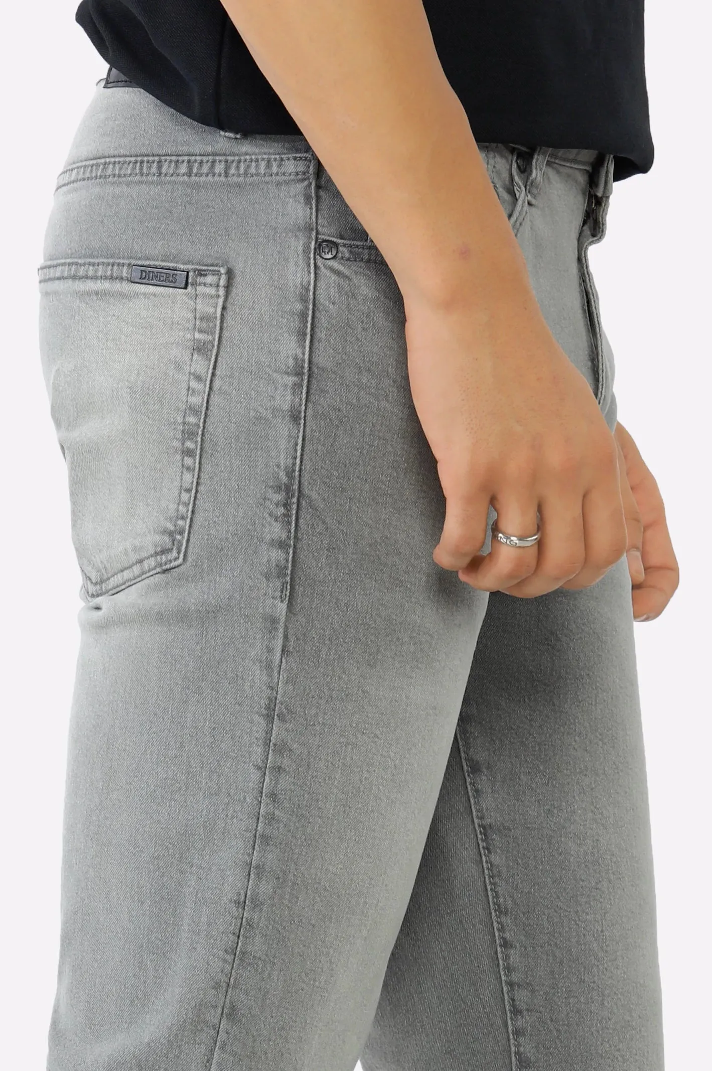 Light Grey Slim Fit Jeans