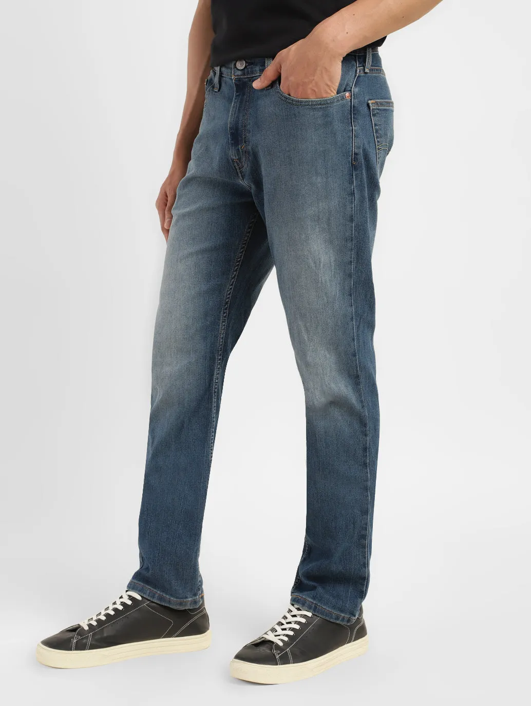 Men's 511 Indigo Slim Fit Mid Rise Jeans