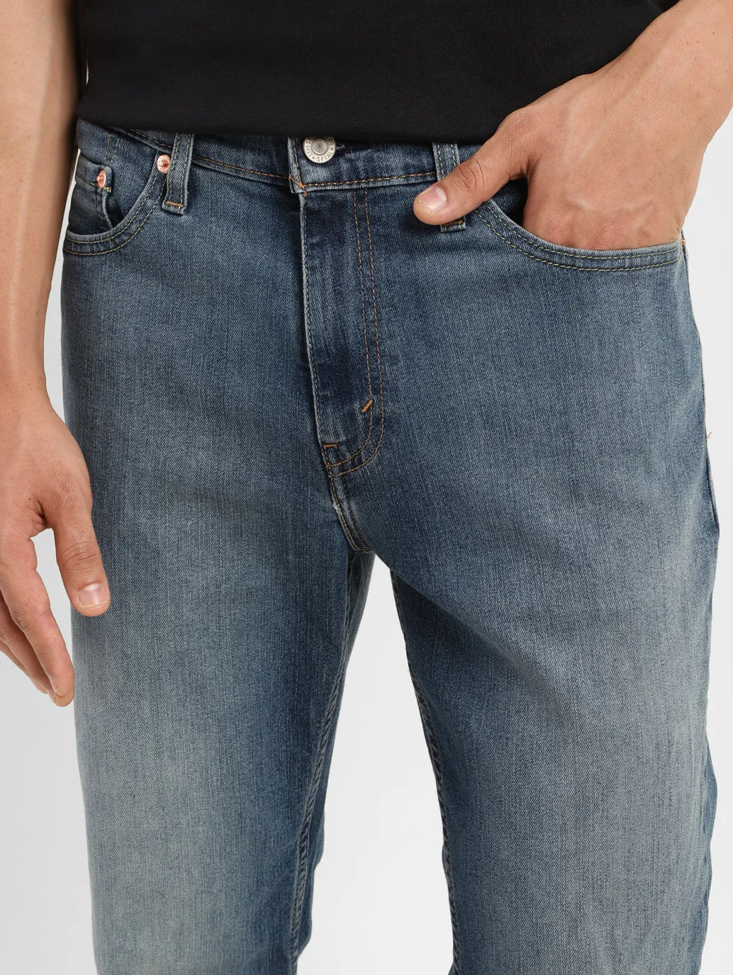 Men's 511 Indigo Slim Fit Mid Rise Jeans