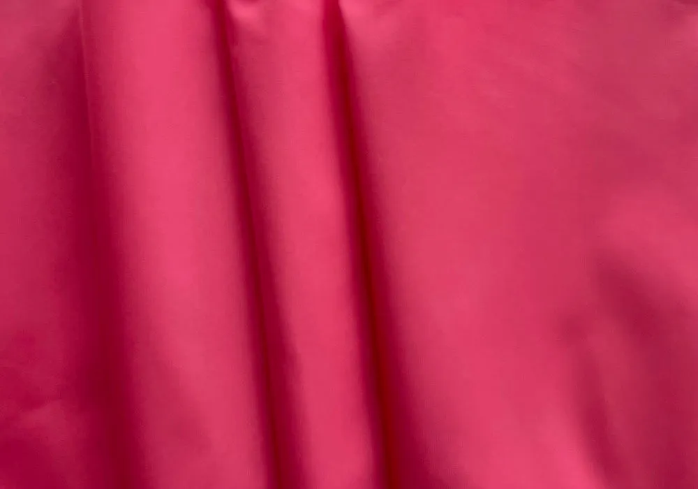 Mid-weight Watermelon Slushy Pink Memory-Smart Polyester Taffeta (Made in Japan)