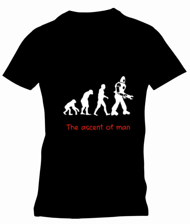 Nerdy T-shirts: The Ascent of Man to Machine