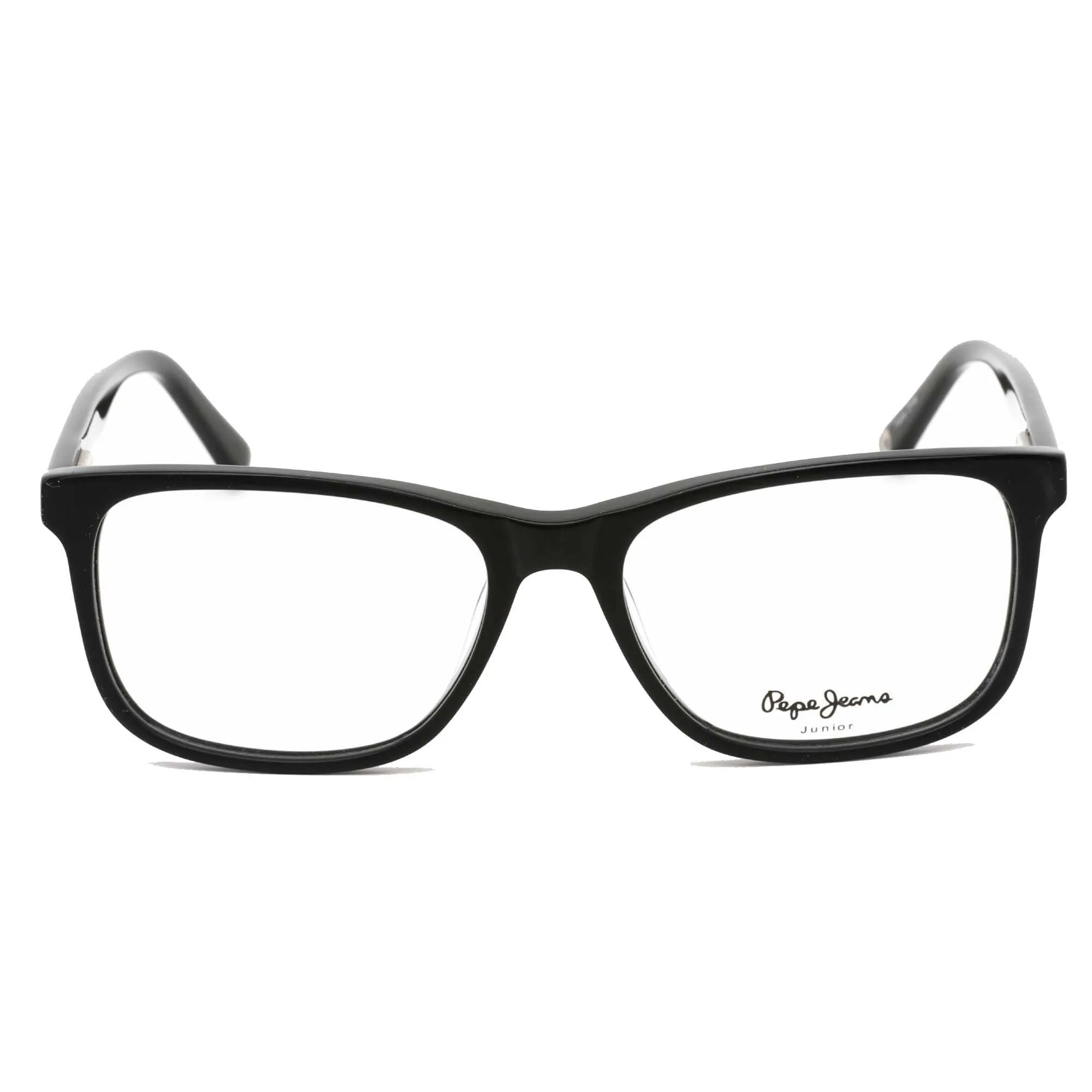 Pepe Jeans Unisex Eyeglasses - Black Rectangular Full-Rim Plastic Frame | PJ4044 C5