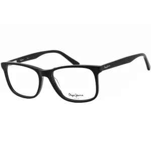 Pepe Jeans Unisex Eyeglasses - Black Rectangular Full-Rim Plastic Frame | PJ4044 C5