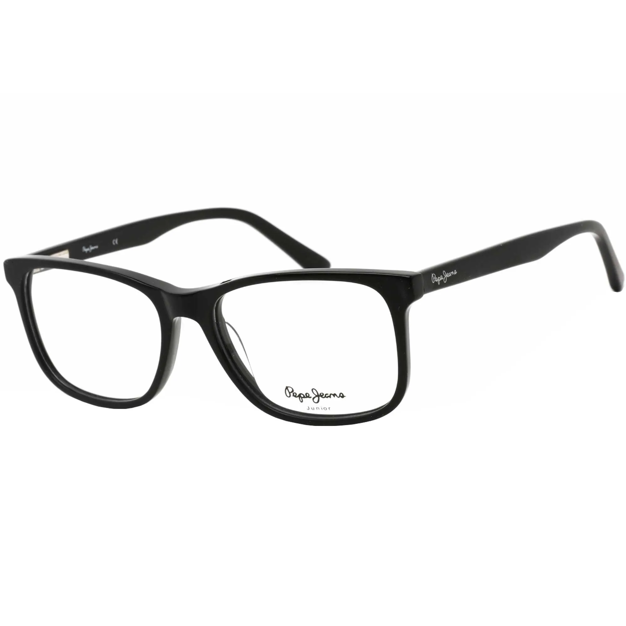 Pepe Jeans Unisex Eyeglasses - Black Rectangular Full-Rim Plastic Frame | PJ4044 C5