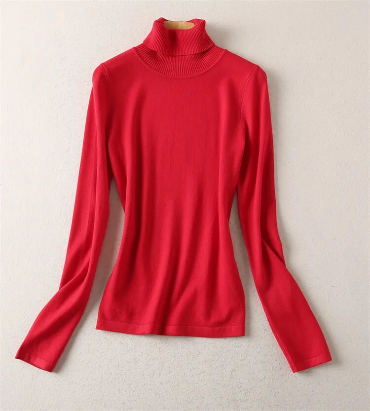 Red Knitted Tops Pleated Skirt Vintage Elegant Sets