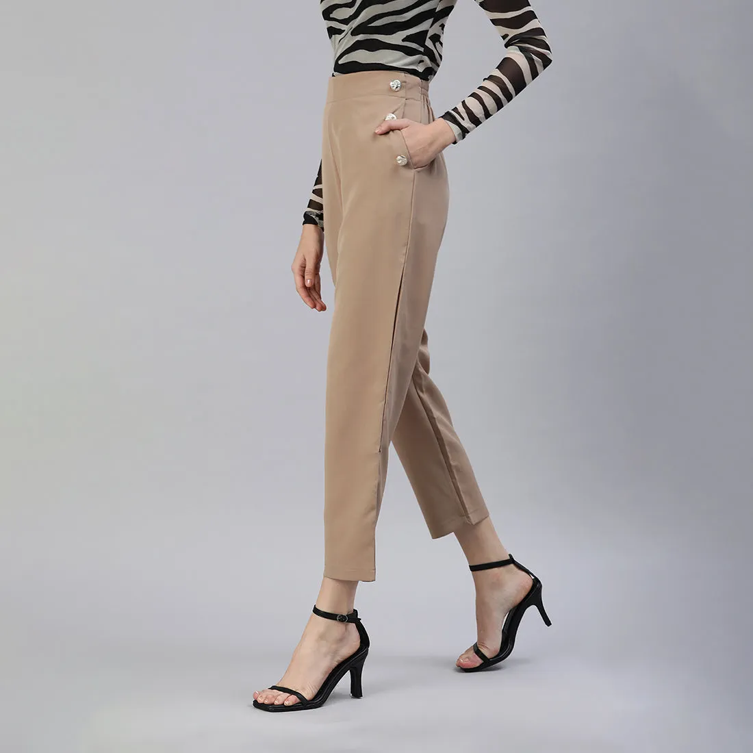 Semi Casual Straight Pants