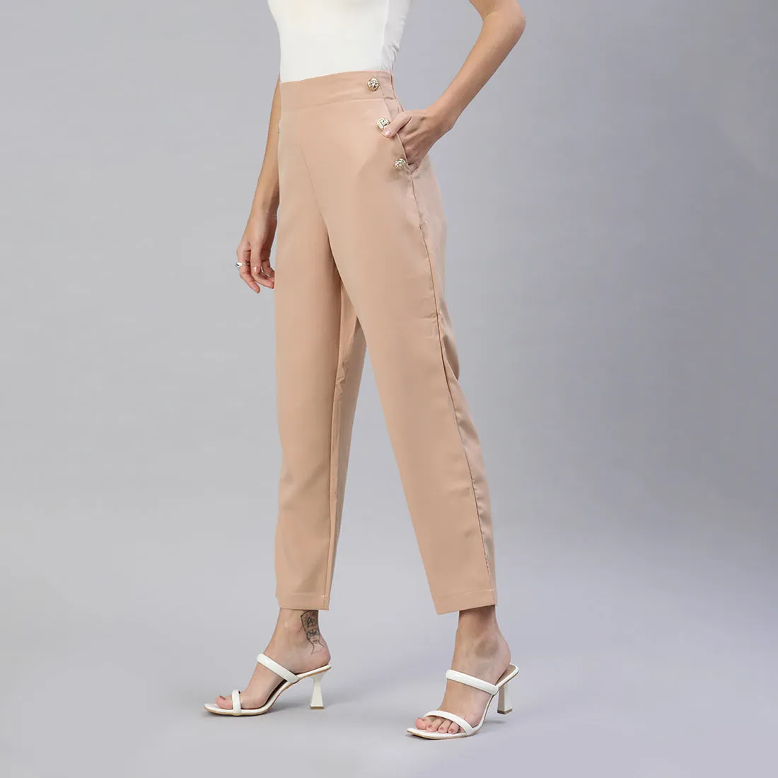 Semi Casual Straight Pants