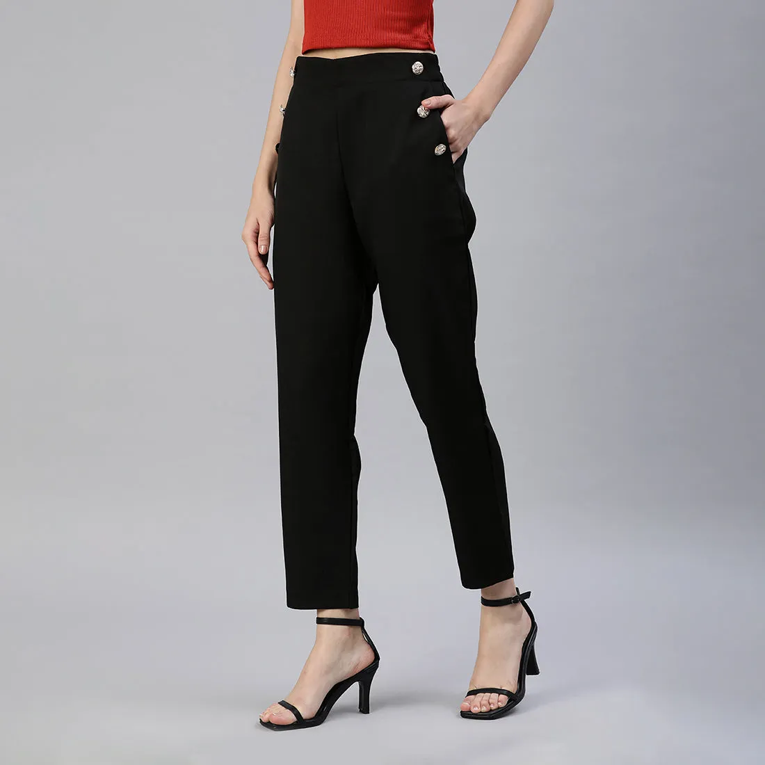 Semi Casual Straight Pants