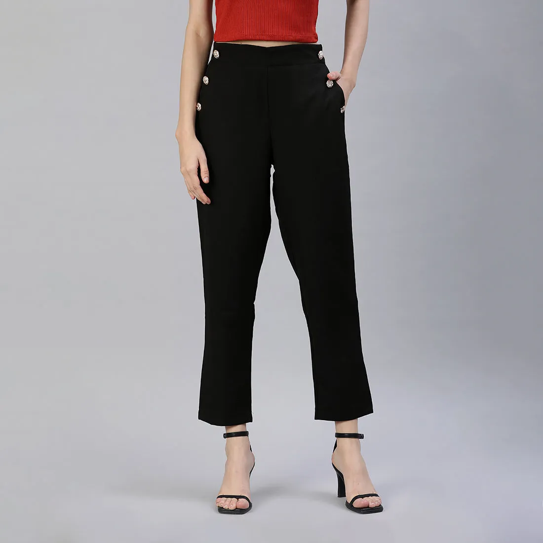 Semi Casual Straight Pants