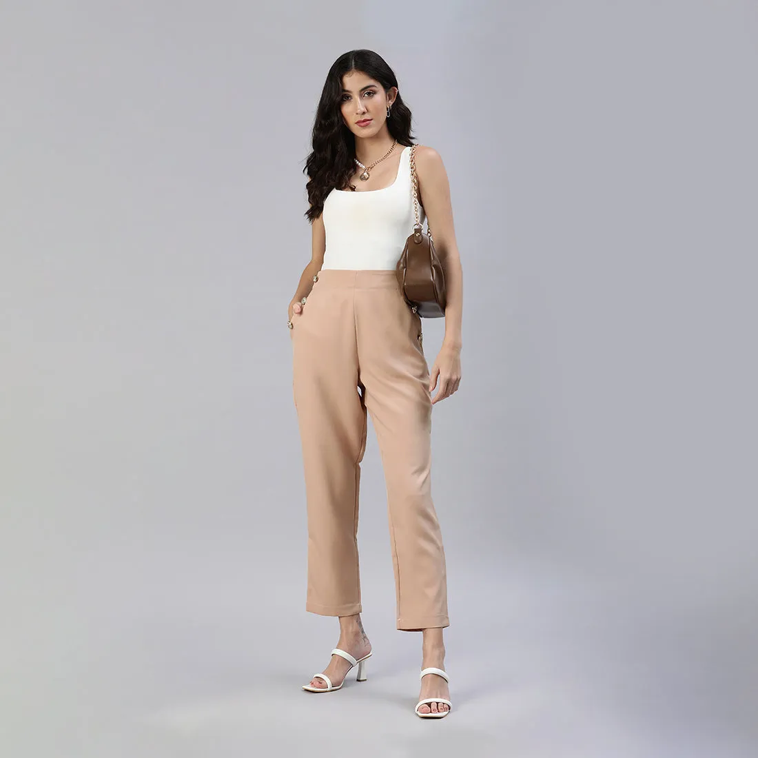 Semi Casual Straight Pants