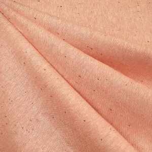 Speckle Essex Yarn Dyed Linen Blend Coral