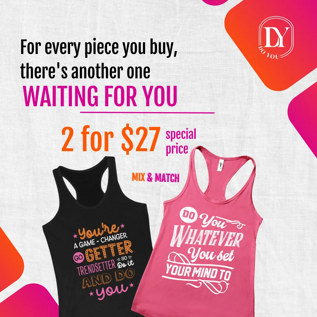 Stylish Cotton Racerback Cut Tank