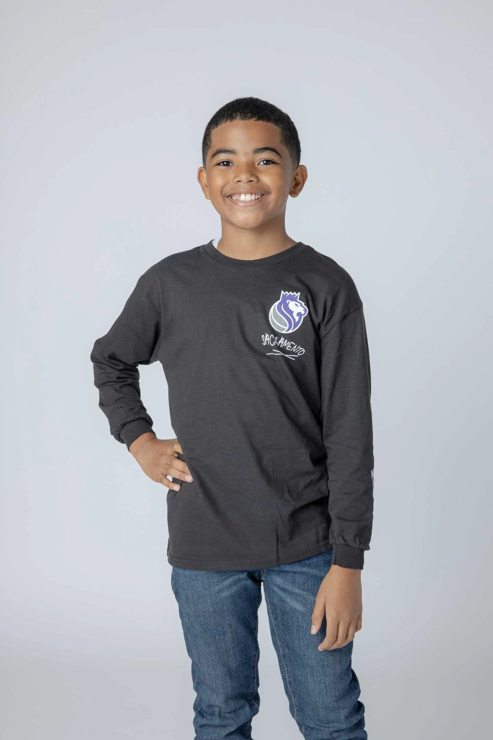 Youth Team Drip Long Sleeve Tee