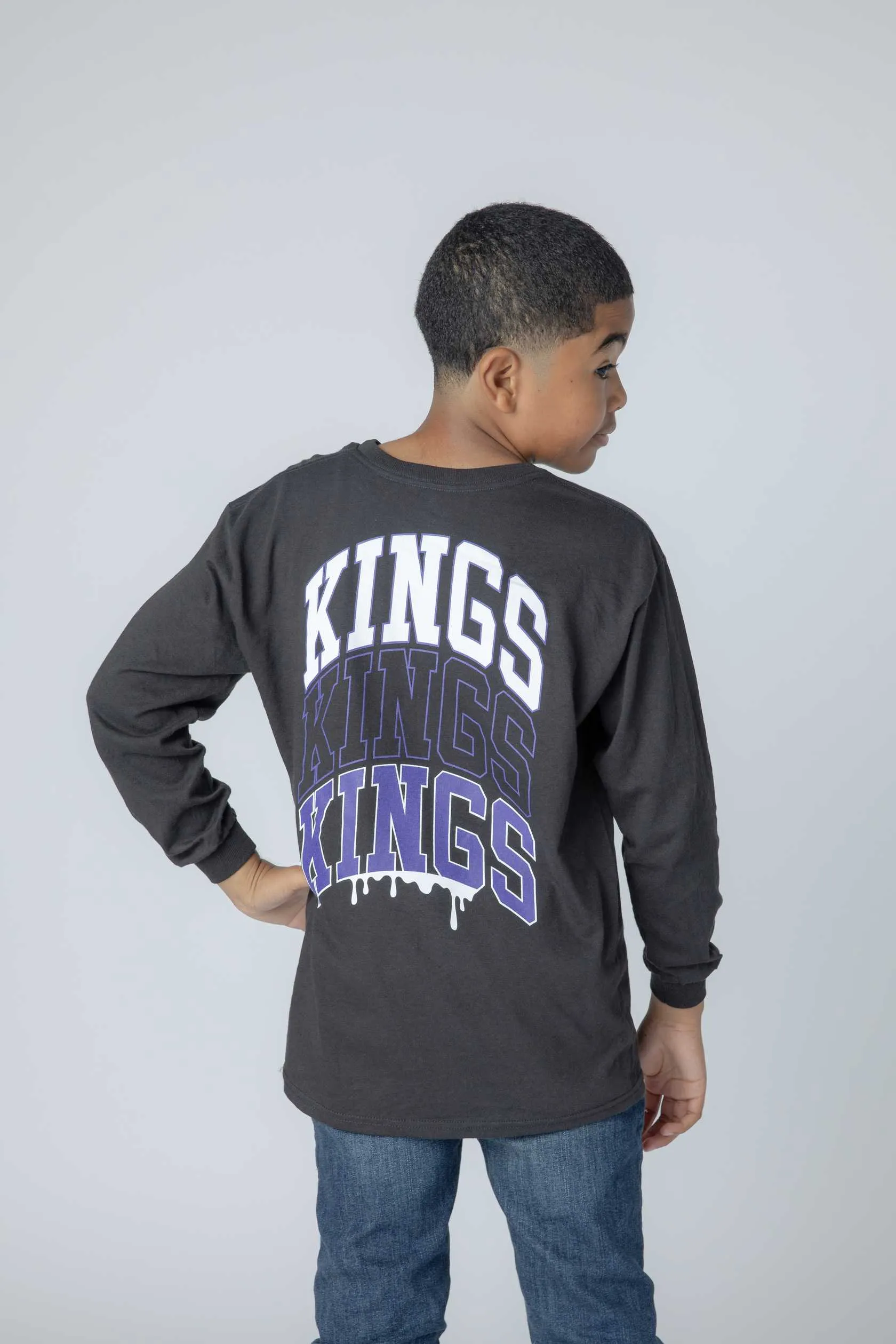 Youth Team Drip Long Sleeve Tee